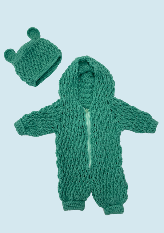 Baby Crochet Pram Suit
